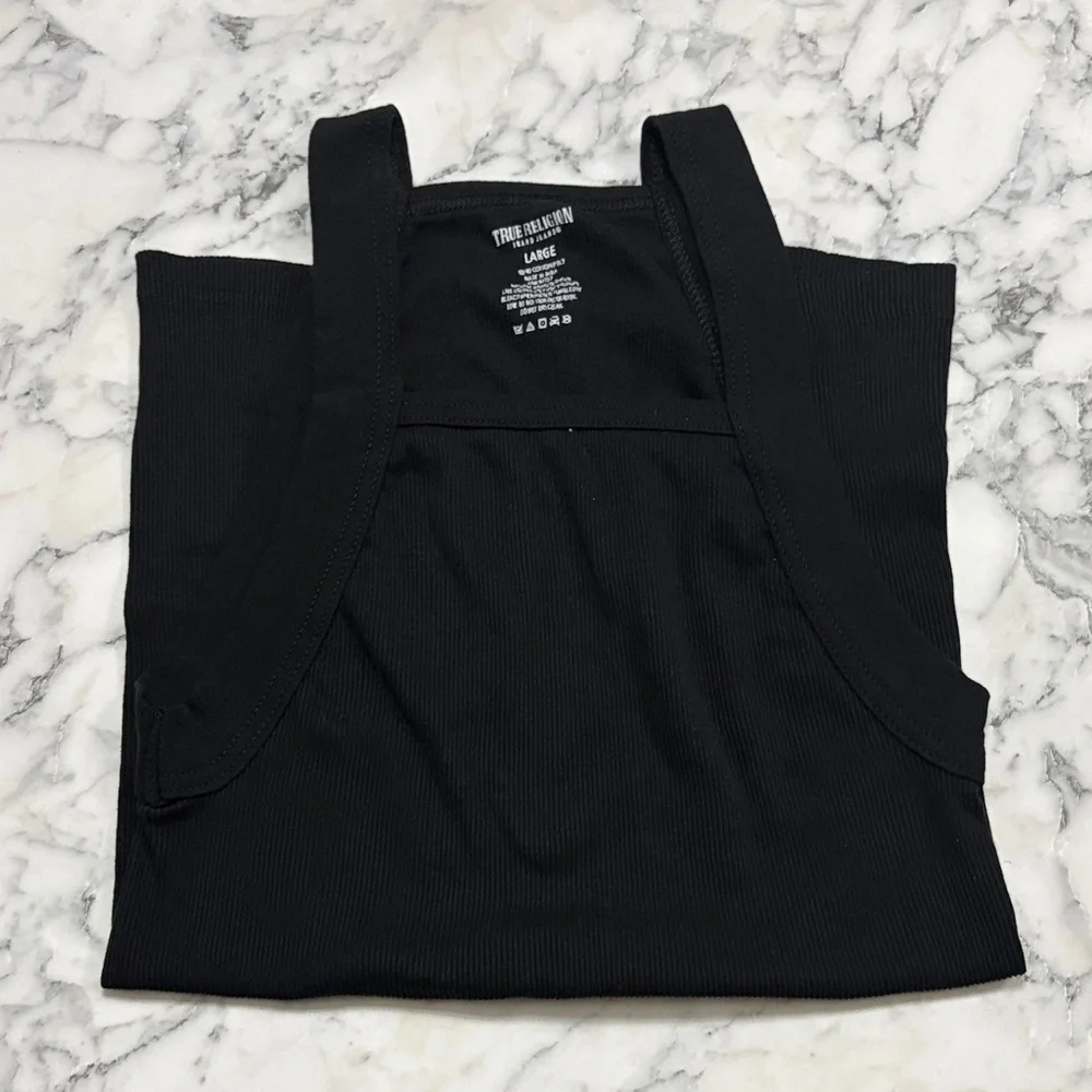 True Religion Black Sleeveless Top